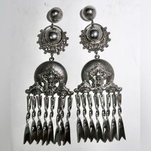 Elizabeth Cole Silver Earrings